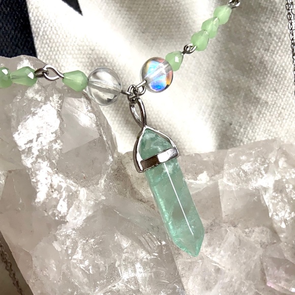 ⚡️ HANDMADE AVENTURINE ESSENTIAL OIL ROSARY ⚡️ - Picture 4 of 7